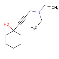 19759-94-5 1-[3-(diethylamino)prop-1-ynyl]cyclohexan-1-ol chemical structure