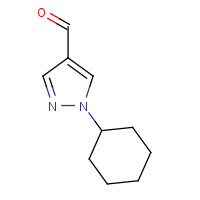 957312-98-0 1-cyclohexylpyrazole-4-carbaldehyde chemical structure