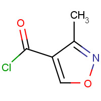 62348-18-9 3-methyl-1,2-oxazole-4-carbonyl chloride chemical structure
