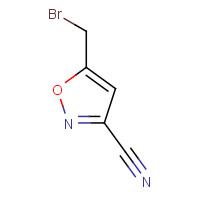 1378835-68-7 5-(bromomethyl)-1,2-oxazole-3-carbonitrile chemical structure