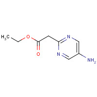 944902-41-4 ethyl 2-(5-aminopyrimidin-2-yl)acetate chemical structure
