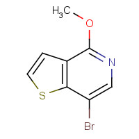 55040-40-9 7-bromo-4-methoxythieno[3,2-c]pyridine chemical structure