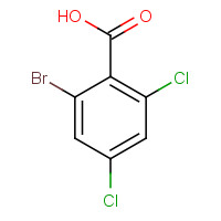 650598-43-9 2-bromo-4,6-dichlorobenzoic acid chemical structure