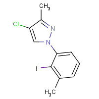 1319197-06-2 4-chloro-1-(2-iodo-3-methylphenyl)-3-methylpyrazole chemical structure