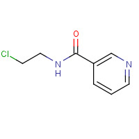 39262-24-3 N-(2-chloroethyl)pyridine-3-carboxamide chemical structure