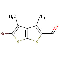 175202-64-9 5-bromo-3,4-dimethylthieno[2,3-b]thiophene-2-carbaldehyde chemical structure