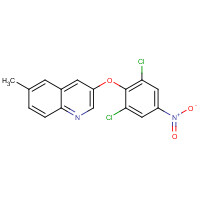 315228-47-8 3-(2,6-dichloro-4-nitrophenoxy)-6-methylquinoline chemical structure