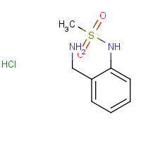 1170256-90-2 N-[2-(aminomethyl)phenyl]methanesulfonamide;hydrochloride chemical structure
