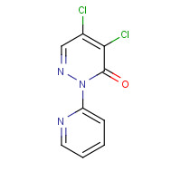 78389-19-2 4,5-dichloro-2-pyridin-2-ylpyridazin-3-one chemical structure