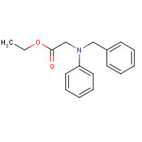 49790-83-2 ethyl 2-(N-benzylanilino)acetate chemical structure