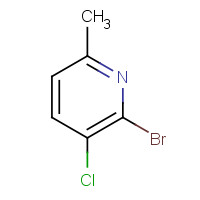 1211582-97-6 2-bromo-3-chloro-6-methylpyridine chemical structure