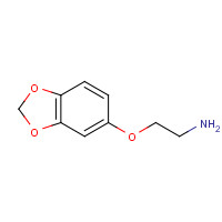 72955-85-2 2-(1,3-benzodioxol-5-yloxy)ethanamine chemical structure