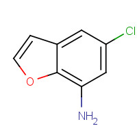 1260858-98-7 5-chloro-1-benzofuran-7-amine chemical structure
