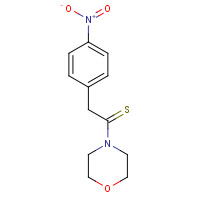 943333-28-6 1-morpholin-4-yl-2-(4-nitrophenyl)ethanethione chemical structure