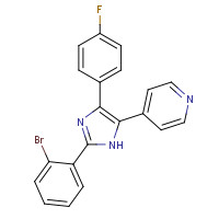 384820-17-1 4-[2-(2-bromophenyl)-4-(4-fluorophenyl)-1H-imidazol-5-yl]pyridine chemical structure