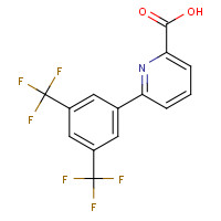887982-70-9 6-[3,5-bis(trifluoromethyl)phenyl]pyridine-2-carboxylic acid chemical structure
