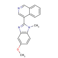1356483-22-1 4-(5-methoxy-1-methylbenzimidazol-2-yl)isoquinoline chemical structure