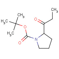 187658-90-8 tert-butyl 2-propanoylpyrrolidine-1-carboxylate chemical structure