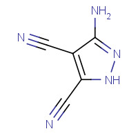 54385-49-8 3-amino-1H-pyrazole-4,5-dicarbonitrile chemical structure