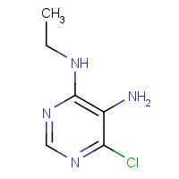 98140-03-5 6-chloro-4-N-ethylpyrimidine-4,5-diamine chemical structure