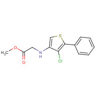 942941-88-0 methyl 2-[(4-chloro-5-phenylthiophen-3-yl)amino]acetate chemical structure