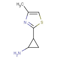 933713-14-5 2-(4-methyl-1,3-thiazol-2-yl)cyclopropan-1-amine chemical structure