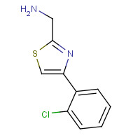 643723-55-1 [4-(2-chlorophenyl)-1,3-thiazol-2-yl]methanamine chemical structure