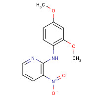 61963-62-0 N-(2,4-dimethoxyphenyl)-3-nitropyridin-2-amine chemical structure