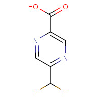 1174321-06-2 5-(difluoromethyl)pyrazine-2-carboxylic acid chemical structure