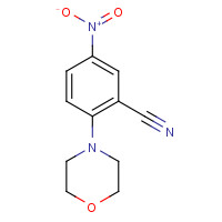 78252-11-6 2-morpholin-4-yl-5-nitrobenzonitrile chemical structure