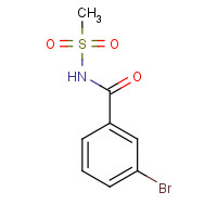 647024-42-8 3-bromo-N-methylsulfonylbenzamide chemical structure