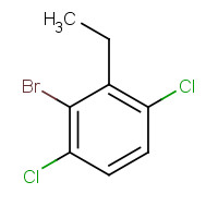 1373162-11-8 2-bromo-1,4-dichloro-3-ethylbenzene chemical structure