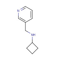 185509-76-6 N-(pyridin-3-ylmethyl)cyclobutanamine chemical structure