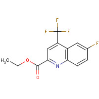 1116339-58-2 ethyl 6-fluoro-4-(trifluoromethyl)quinoline-2-carboxylate chemical structure