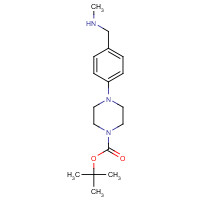681508-91-8 tert-butyl 4-[4-(methylaminomethyl)phenyl]piperazine-1-carboxylate chemical structure
