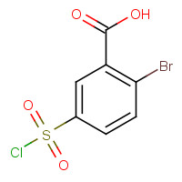 3285-31-2 2-bromo-5-chlorosulfonylbenzoic acid chemical structure