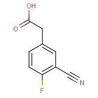 519059-11-1 2-(3-cyano-4-fluorophenyl)acetic acid chemical structure