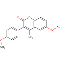 263365-06-6 6-methoxy-3-(4-methoxyphenyl)-4-methylchromen-2-one chemical structure