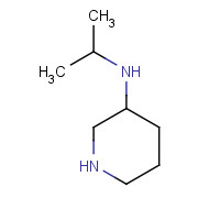 1235439-19-6 N-propan-2-ylpiperidin-3-amine chemical structure