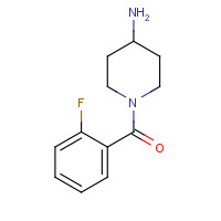 886498-38-0 (4-aminopiperidin-1-yl)-(2-fluorophenyl)methanone chemical structure