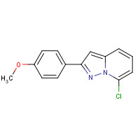 437384-17-3 7-chloro-2-(4-methoxyphenyl)pyrazolo[1,5-a]pyridine chemical structure