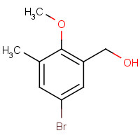 954124-92-6 (5-bromo-2-methoxy-3-methylphenyl)methanol chemical structure