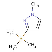 92524-98-6 trimethyl-(1-methylpyrazol-3-yl)silane chemical structure