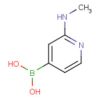 1214879-88-5 [2-(methylamino)pyridin-4-yl]boronic acid chemical structure