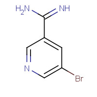 345591-93-7 5-bromopyridine-3-carboximidamide chemical structure