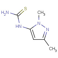 72620-48-5 (2,5-dimethylpyrazol-3-yl)thiourea chemical structure