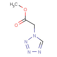 55633-19-7 methyl 2-(tetrazol-1-yl)acetate chemical structure
