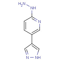 1427473-65-1 [5-(1H-pyrazol-4-yl)pyridin-2-yl]hydrazine chemical structure