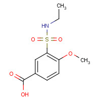716358-74-6 3-(ethylsulfamoyl)-4-methoxybenzoic acid chemical structure