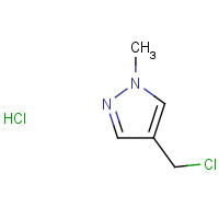 154312-86-4 4-(chloromethyl)-1-methylpyrazole;hydrochloride chemical structure